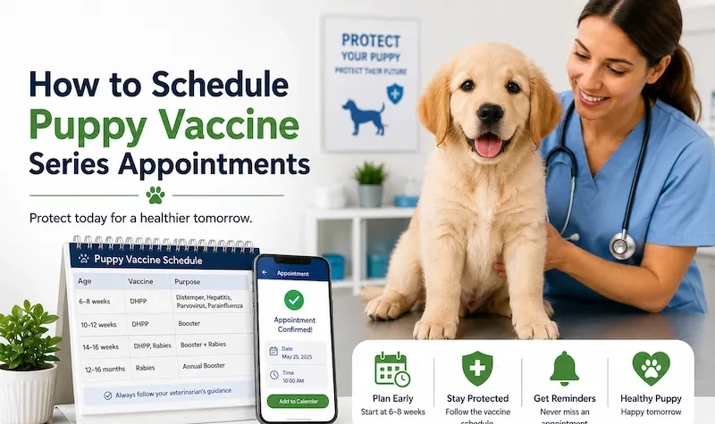 How to Schedule Puppy Vaccine Series Appointments